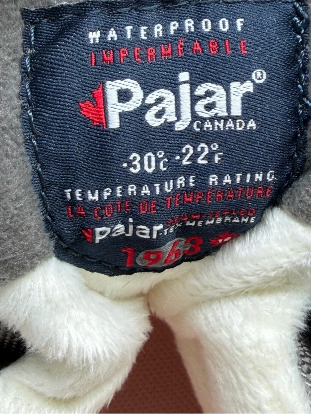 Pajar Canada Men’s 9-9.5 Waterproof Insulated Fur Lined Winter Boots NWT